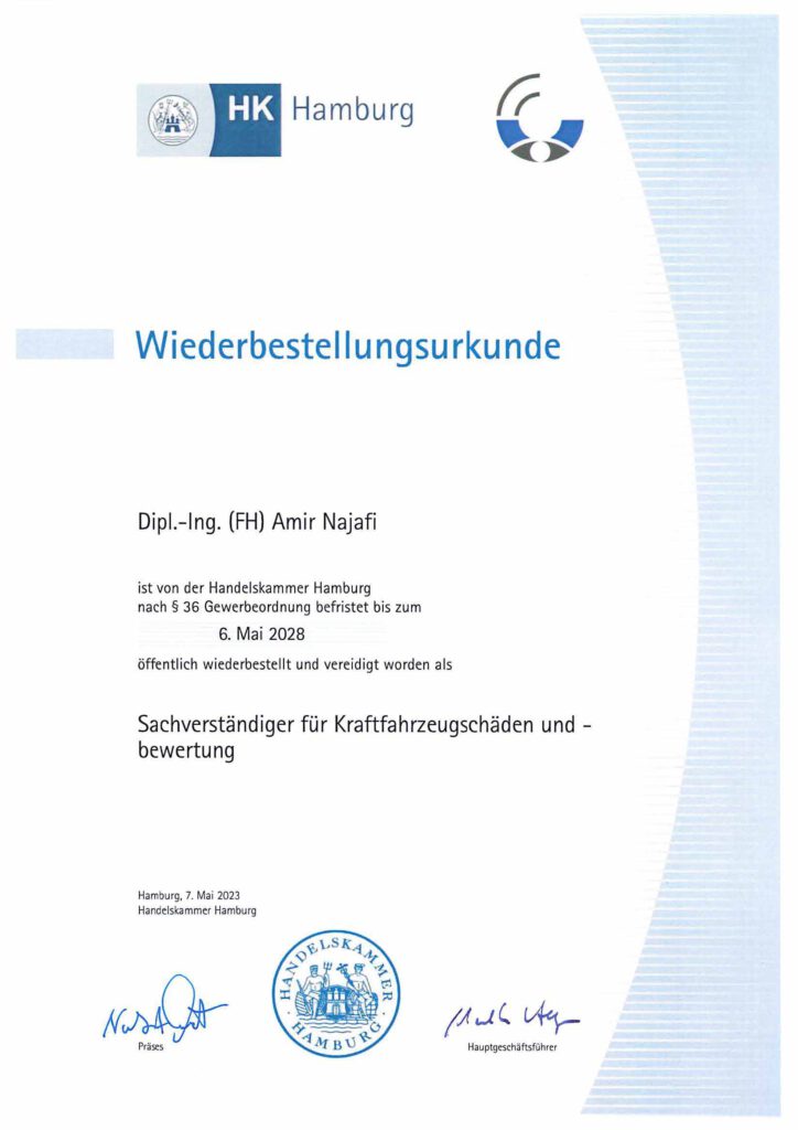 Kfz-Gutachter Hamburg: Professionelle Bewertungen und Gutachten - Jetzt Expertenrat einholen! - Produkt